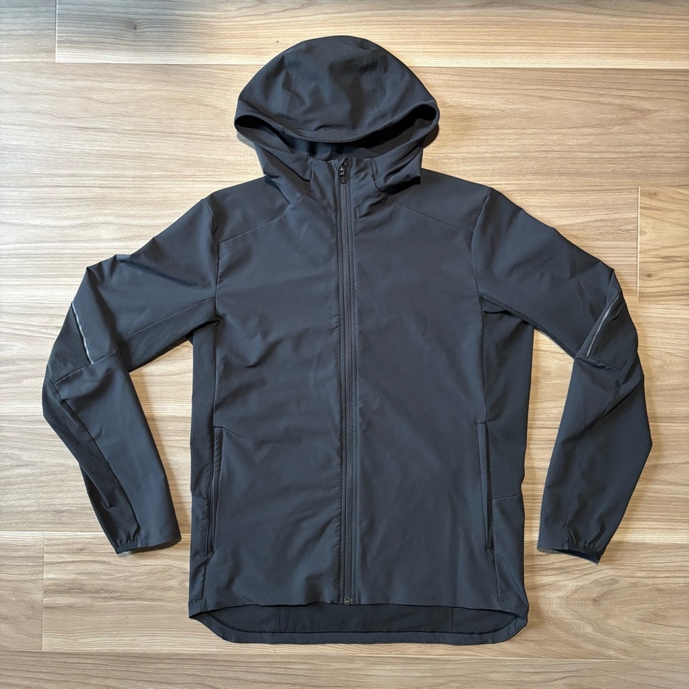 lululemon Men's Black Windbreaker Running Jacket